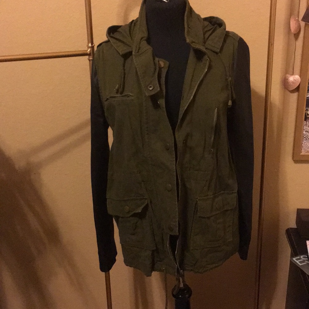 Olive green jacket